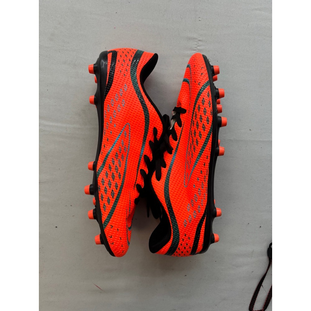Gears by Dream Seek Soccer Cleats Mens 10 Neon Orange Black Athletic Shoes FG